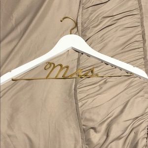 Mrs. Wedding dress hanger